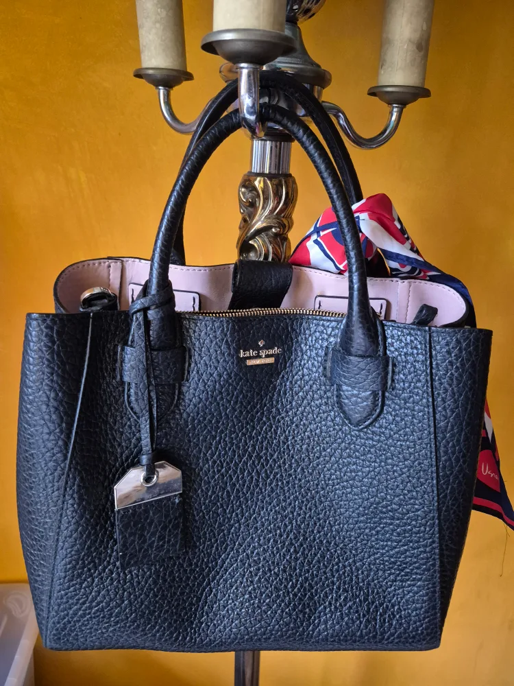 Kate Spade New York Black Leather Handbag thumbnail