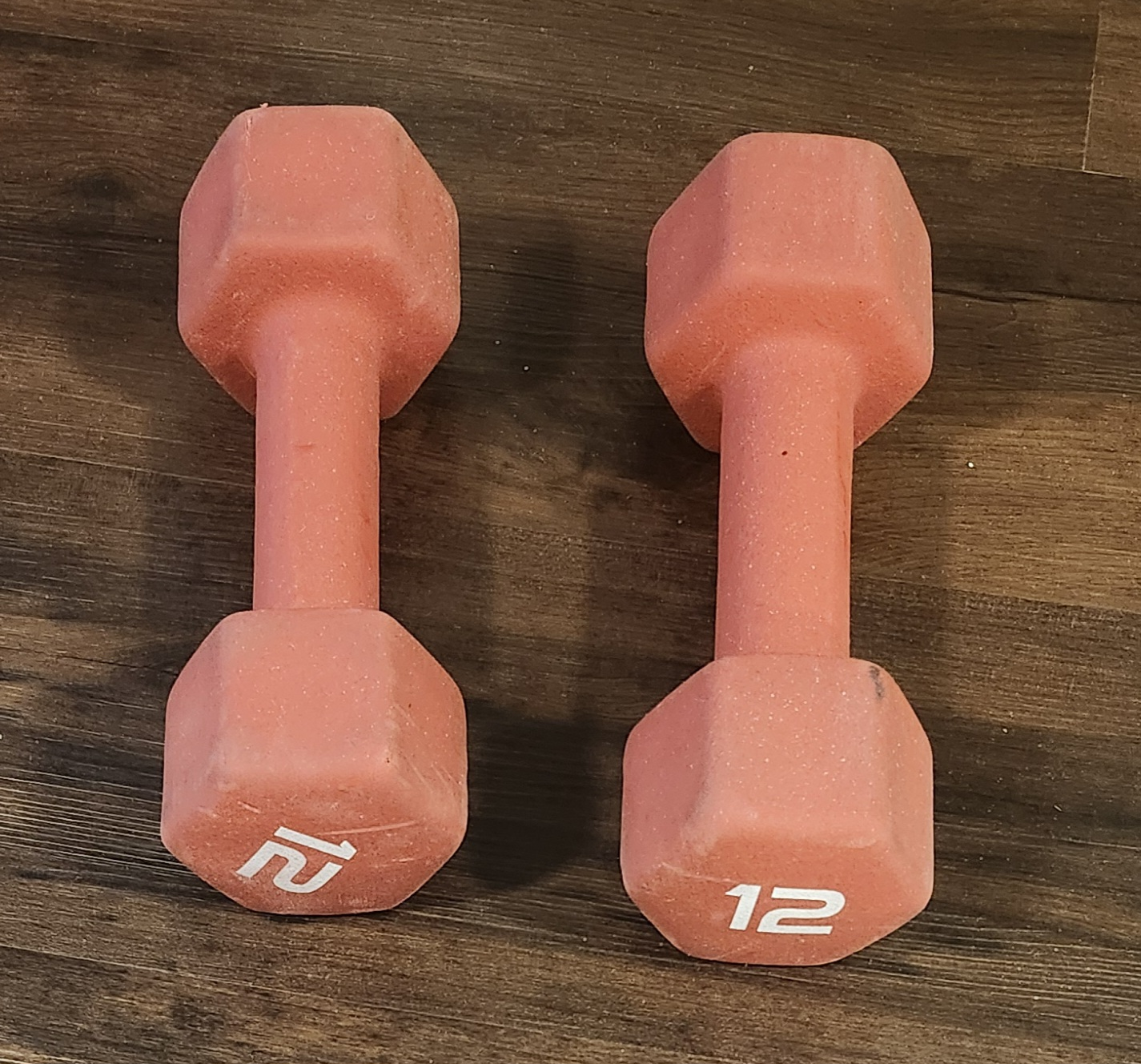 Pair of 12lb Neoprene Dumbbells