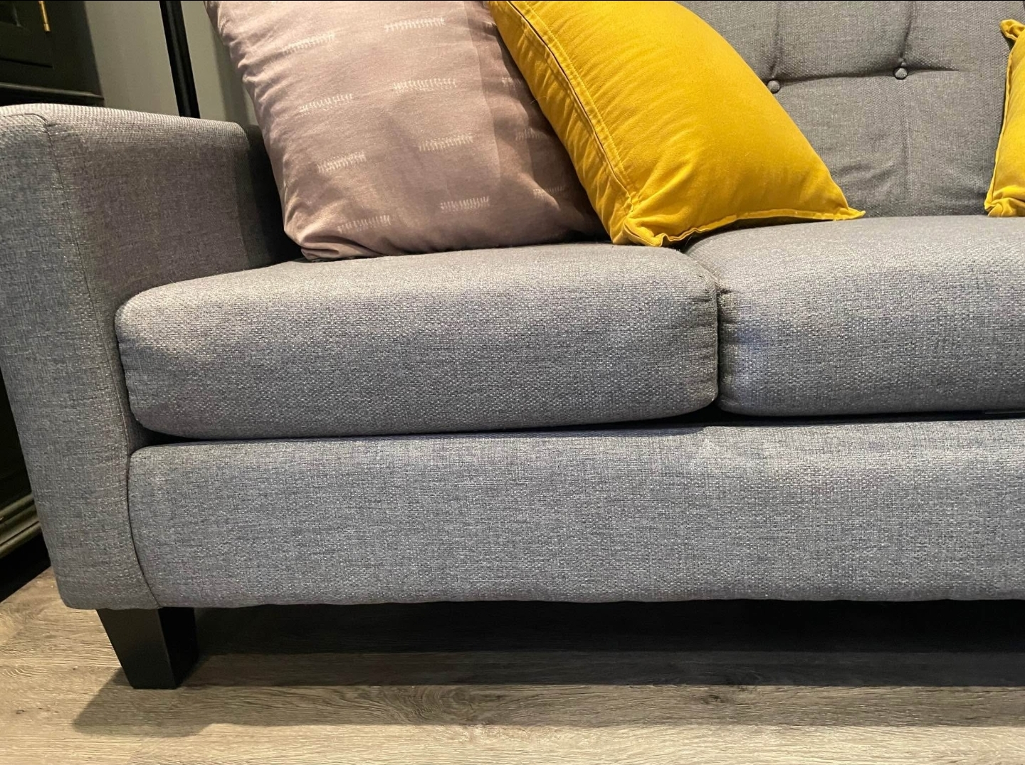 Grey fabric sofa - photo 2