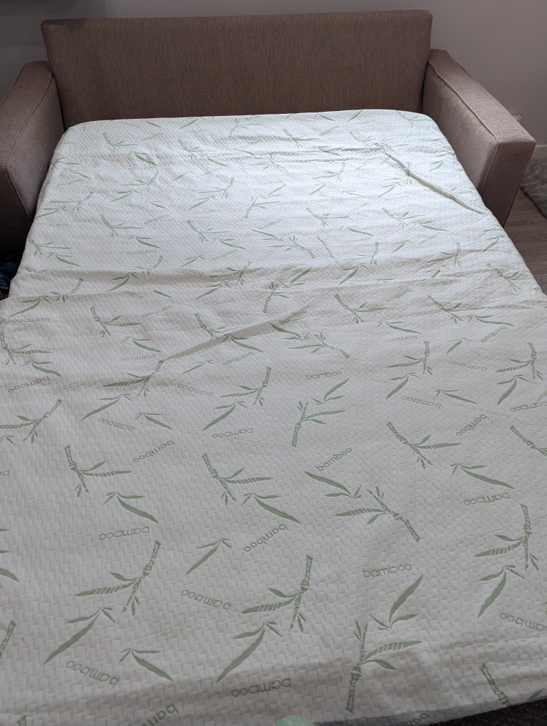 Sofa Bed, Octagon Coffee Table, - photo 3