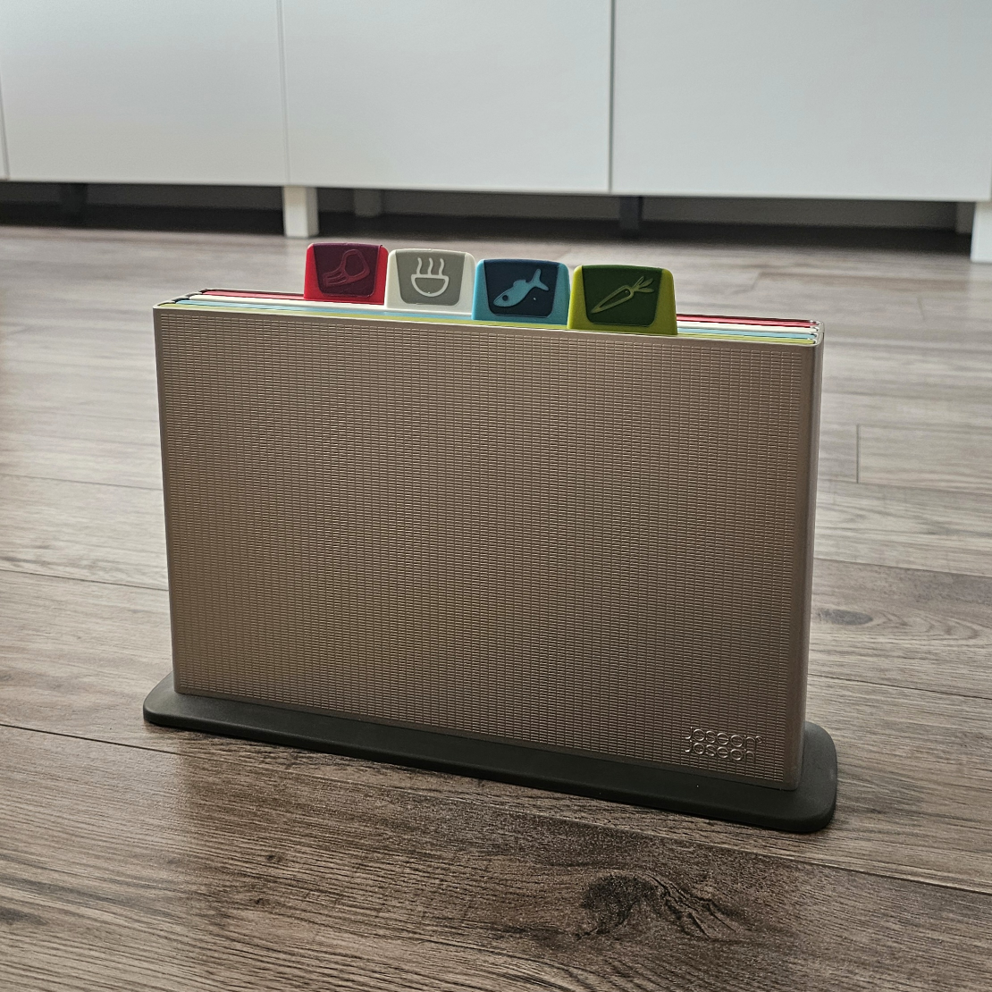 (NEW Product) Joseph Joseph Index Cutting Board Set with Stand