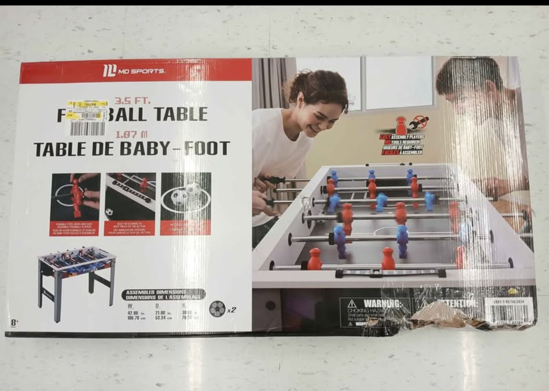 MD Sports 3.5 ft. Foosball Table BRAND NEW - photo 2