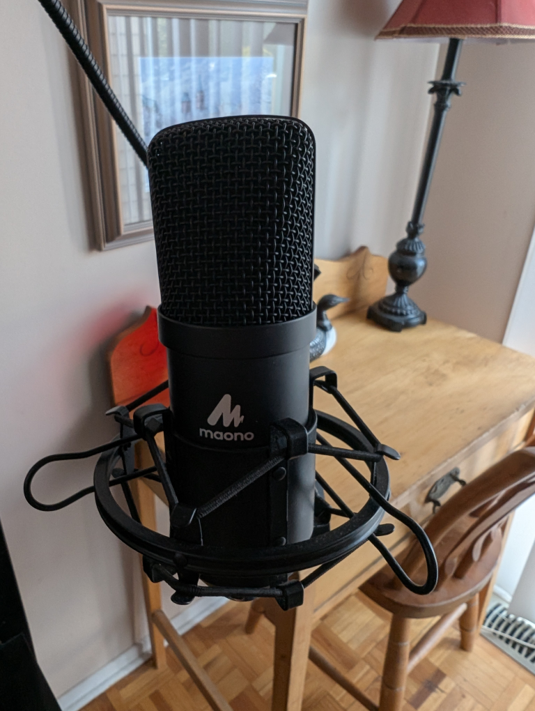 Maono AU-A02 Condenser Microphone with Scissor Arm Stand 💚 - photo 3