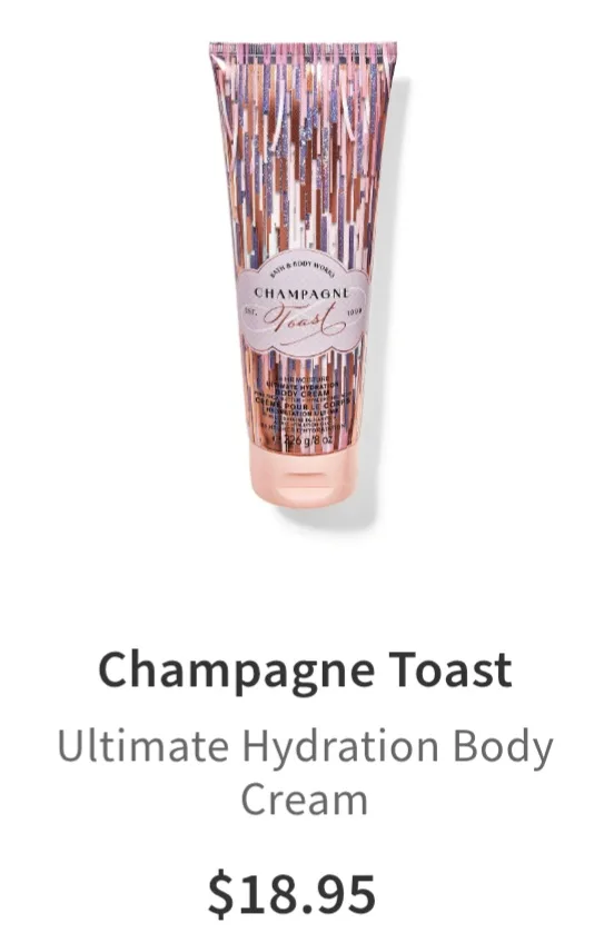 Brand New - Champagne Toast Bath & Body Works set image indicator(4)