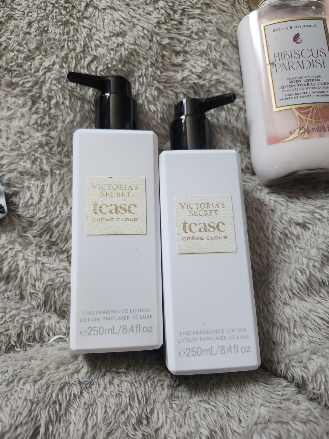 Bath & Body Works and Victoria's Secret Body Lotions