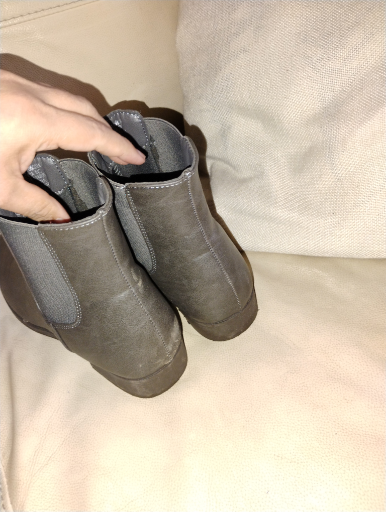 Women's Grey Ankle Boots - photo 3