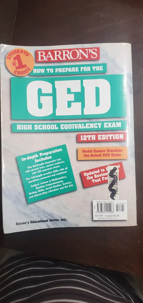 💚Free Barron's How to Prepare for the GED 12th Edition image indicator(2)