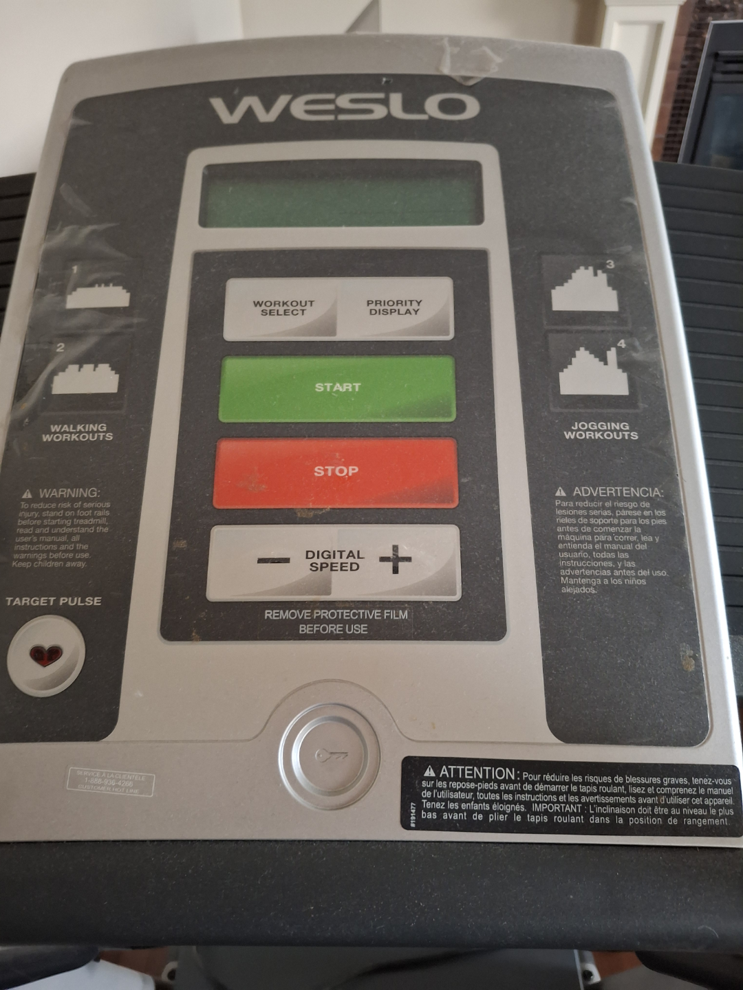 Weslo Treadmill - Excellent Condition