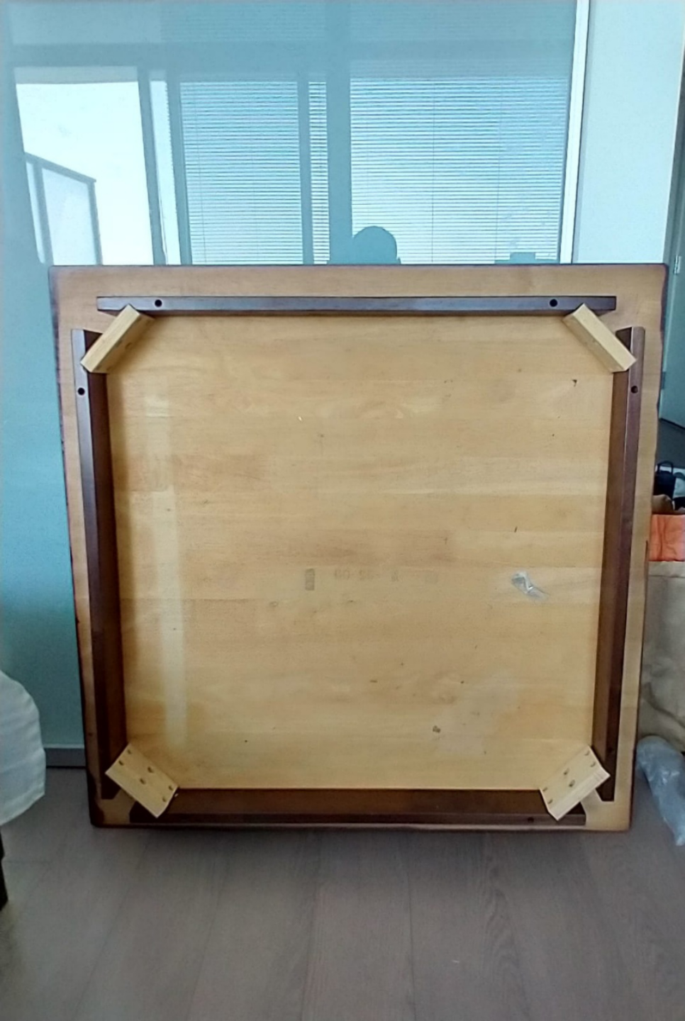 WOODEN SQUARE BAR TABLE (3FT HIGH) - photo 3