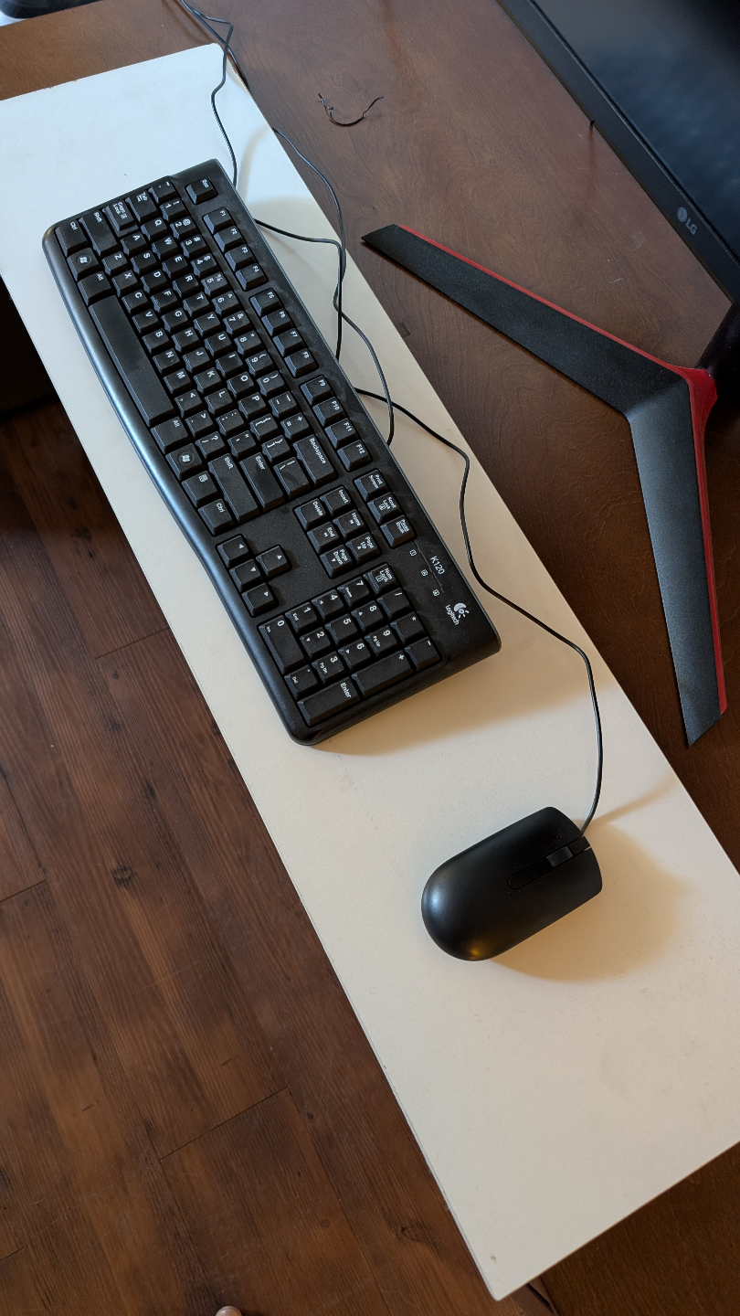 Dell Mouse and Logitech Keyboard