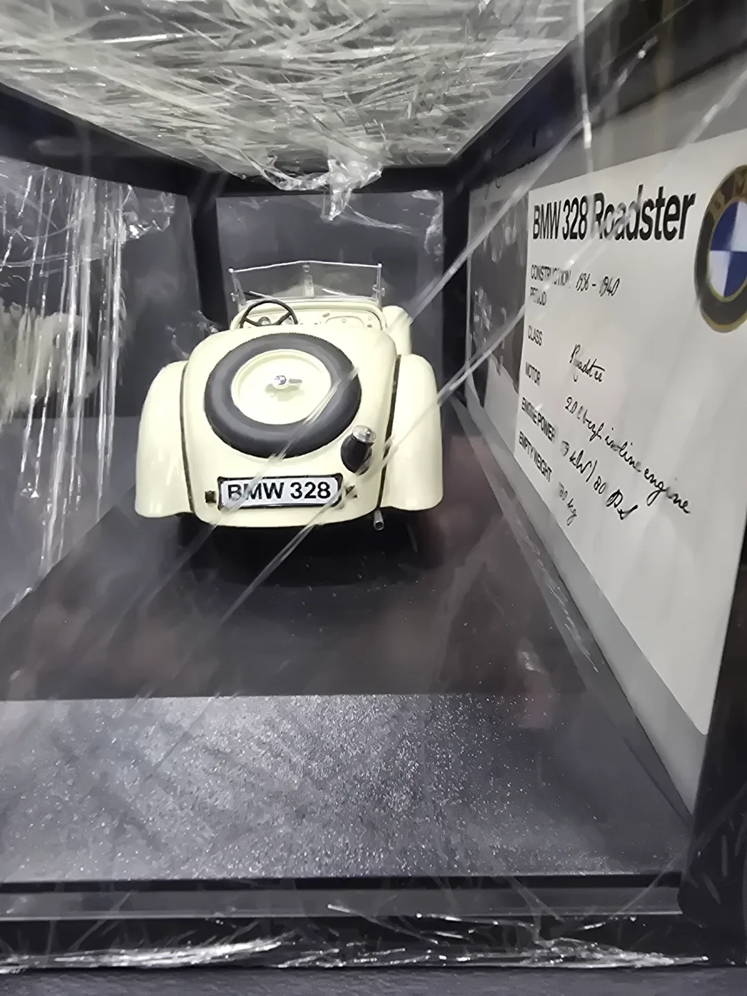 BMW 328 Roadster Model Car in Display Case image indicator(4)