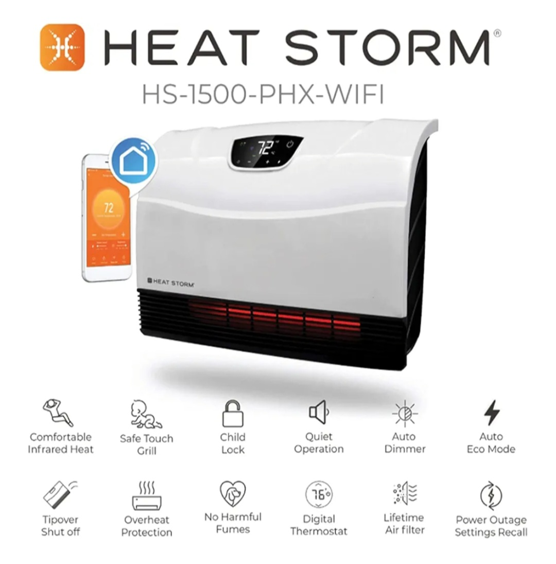 Heat Storm HS-1500-PHX-WIFI Infrared Heater