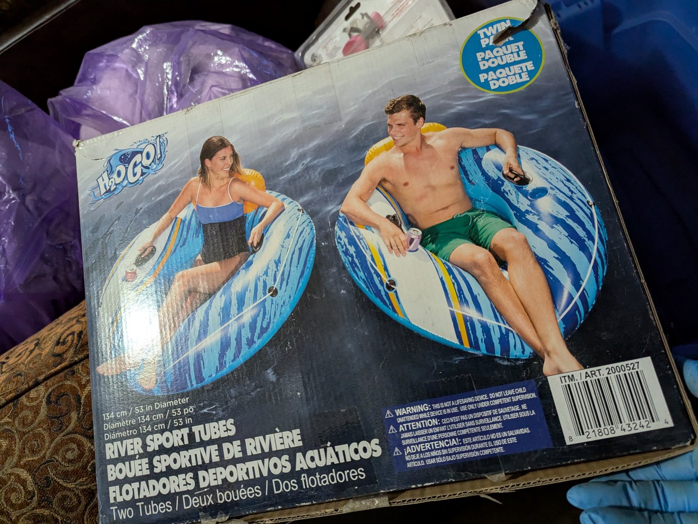 Phao Go River Sport Tubes - Twin Pack