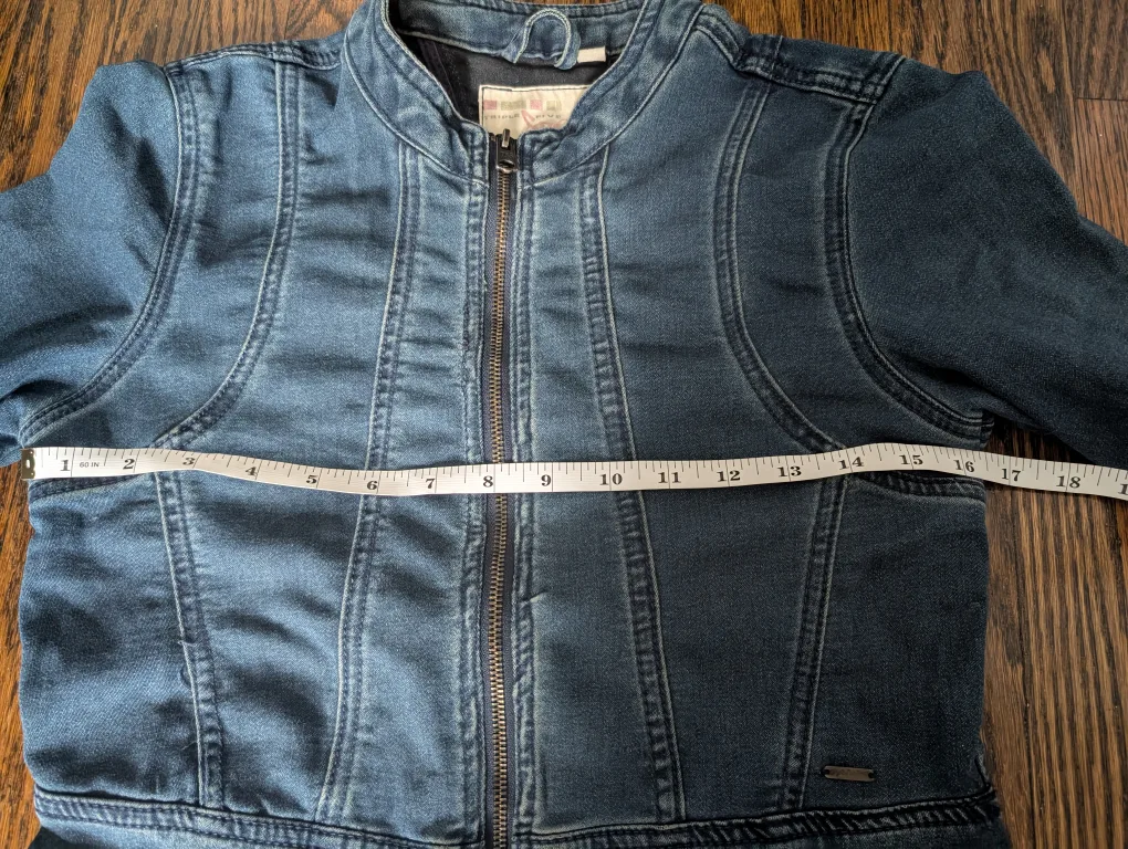 Triple Five Soul Long Sleeved Denim Dress image indicator(7)