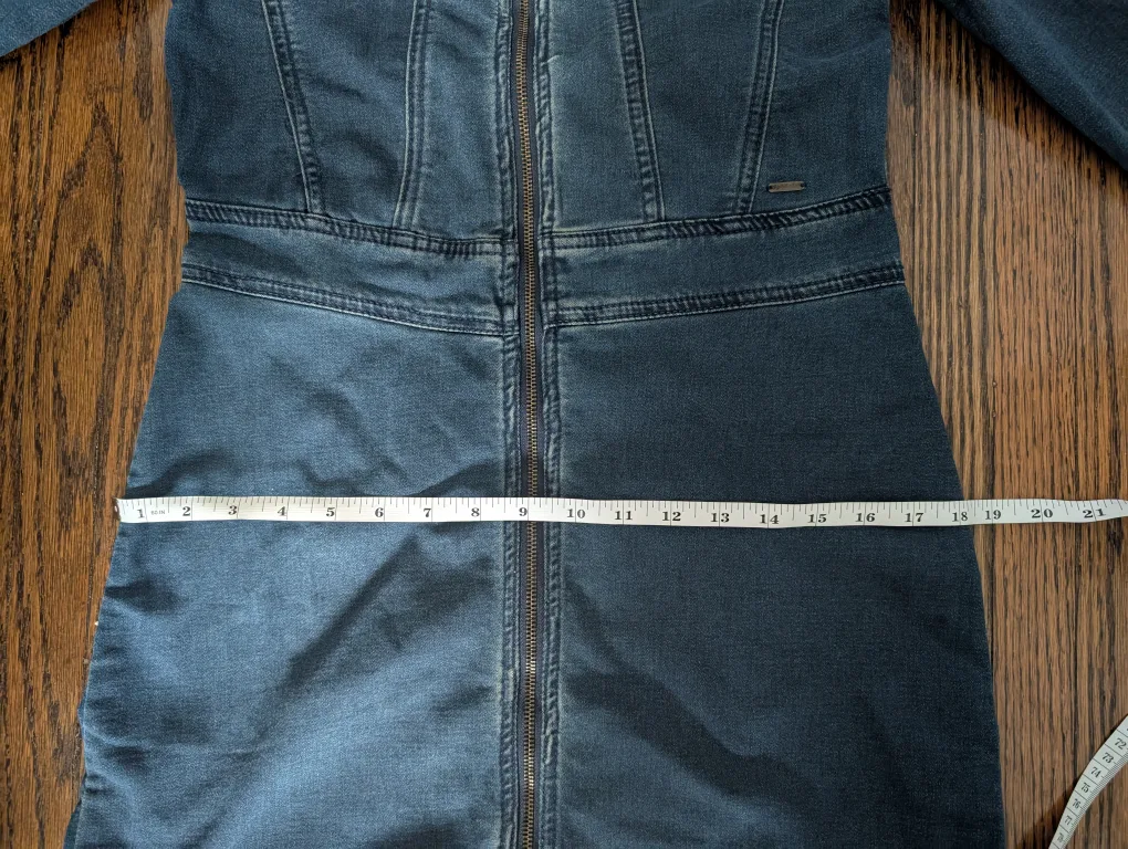 Triple Five Soul Long Sleeved Denim Dress image indicator(8)