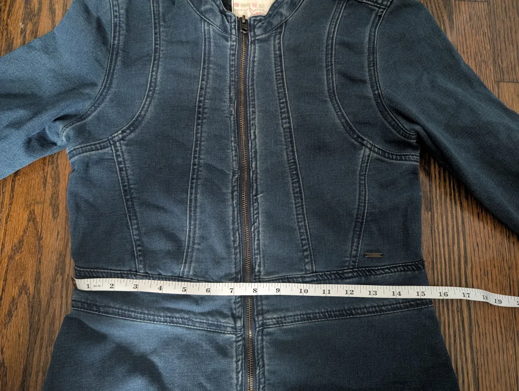Triple Five Soul Long Sleeved Denim Dress image indicator(9)