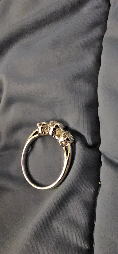 💚Rachael Rhodium Ring Size 10 image indicator(3)