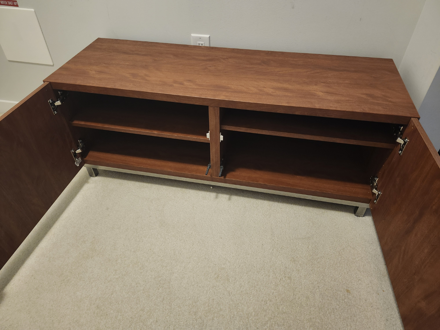 Brown Wooden TV stand / media console - photo 2