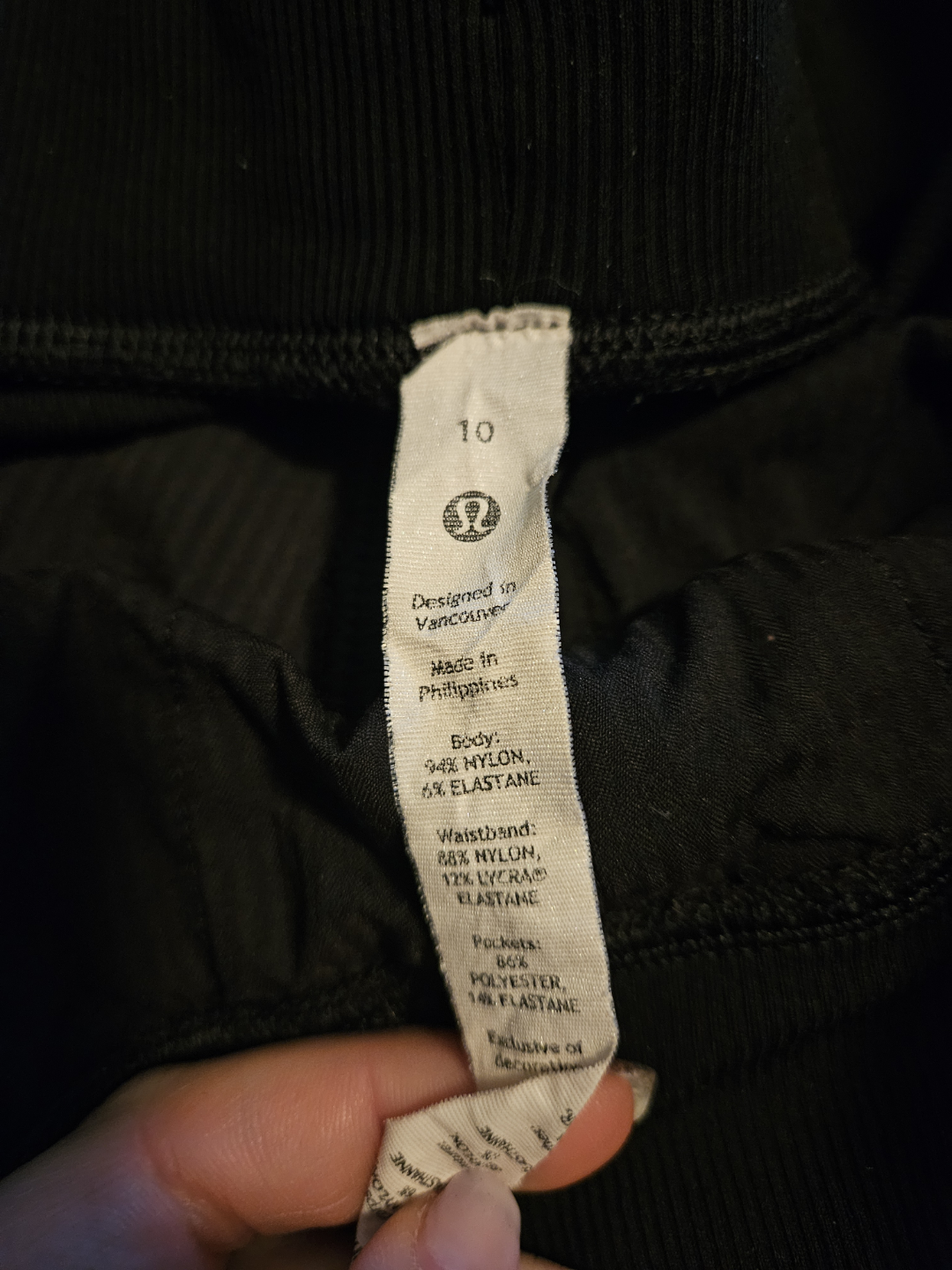 Lululemon Black Joggers Size 10 - photo 3
