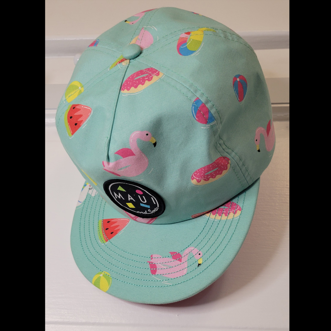 Mint Green Maui and Sons Flip Up Hat - New Condition - photo 2