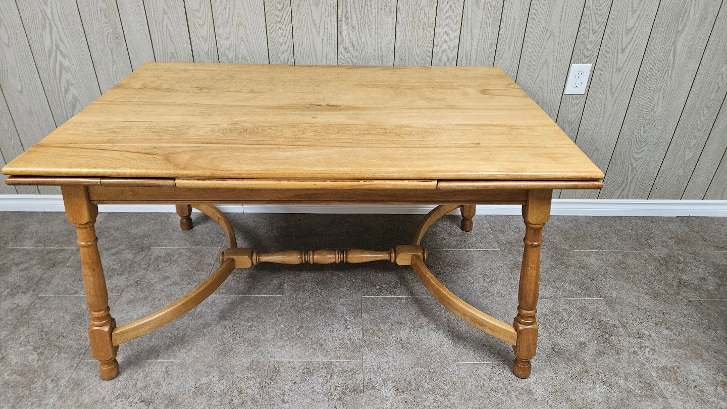 Wooden dining table thumbnail