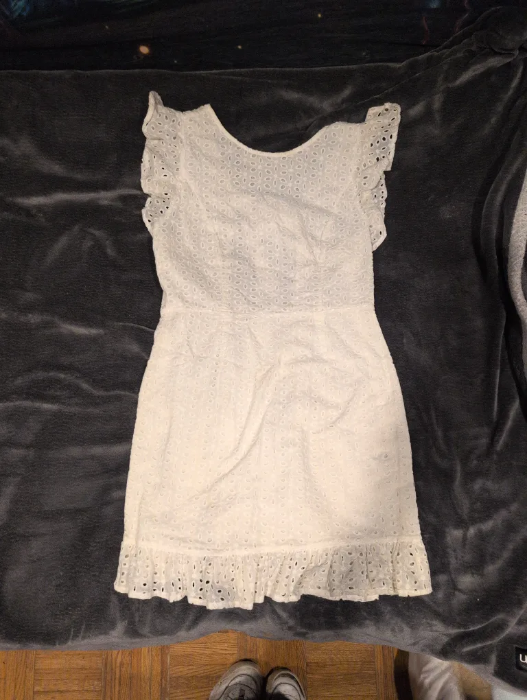 White Eyelet Dress thumbnail