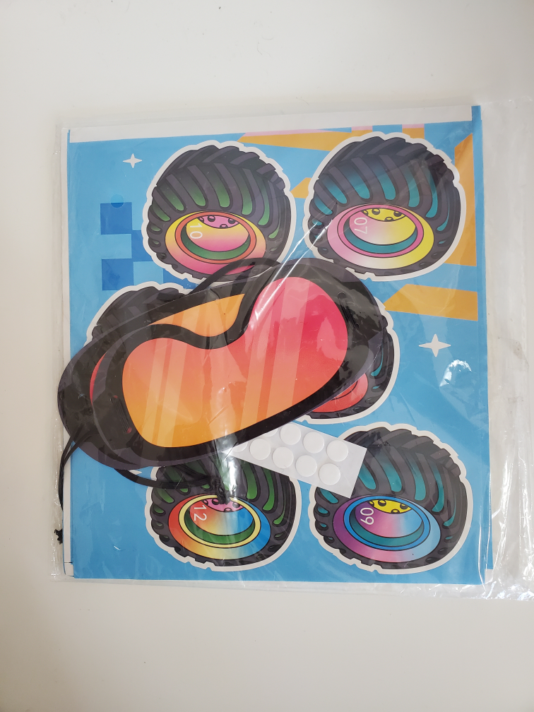 Pin the Wheels on the Monster Truck Party Game...New - photo 2