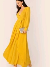 NEW Mustard Yellow Maxi Dress