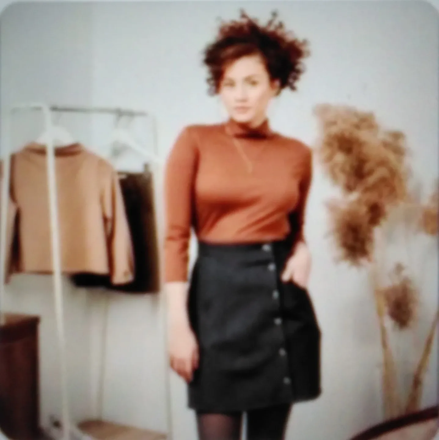 Meemoza SKIRT (made in Québec) ⚜️ 100% merino wool Size M 💚 🥕 image indicator(2)