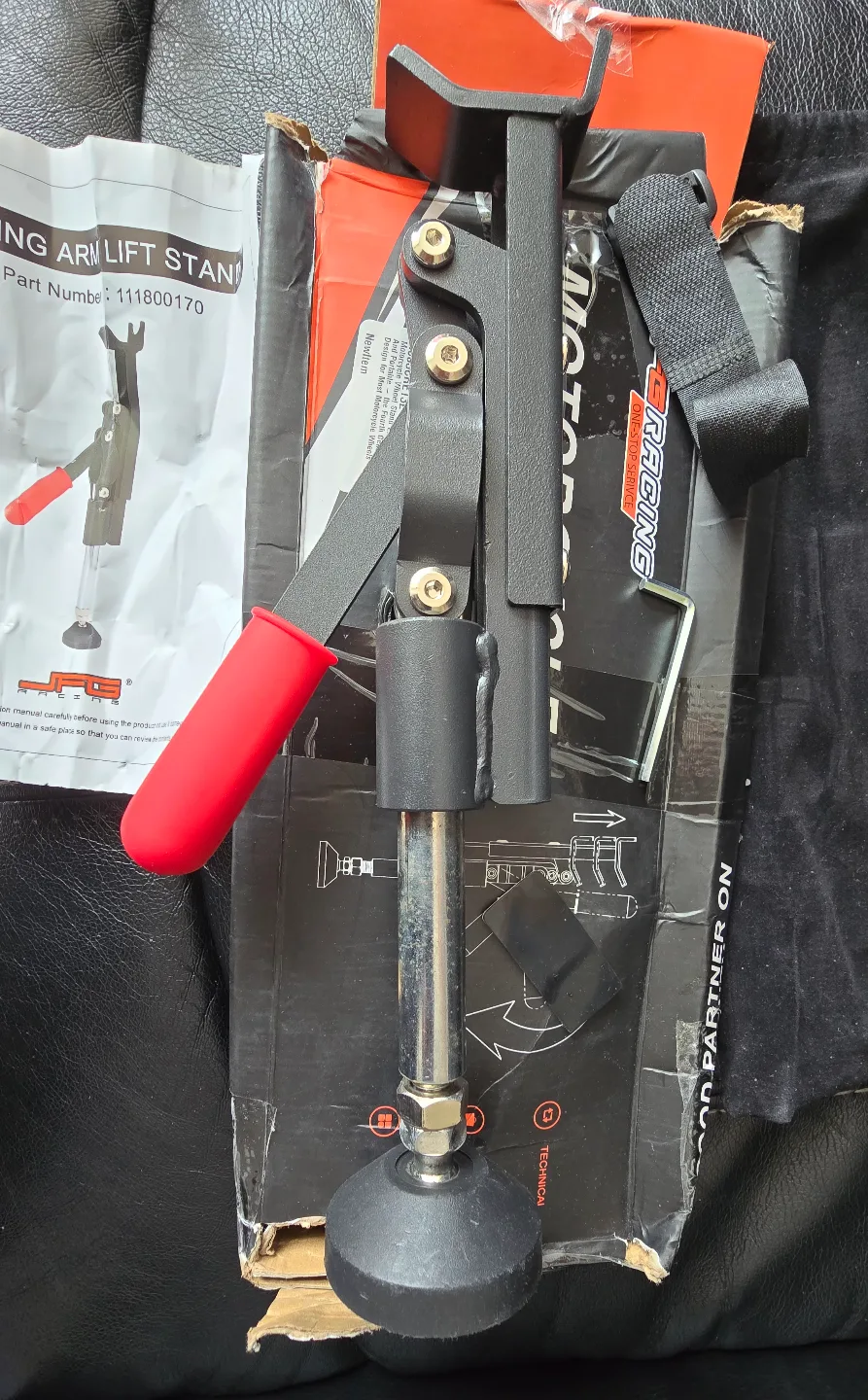 Brand new Motorcycle Kickstand for sale in box and manual $45 image indicator(5)