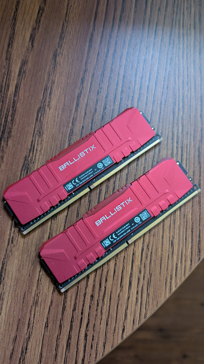 Crucial Ballistix DDR4 Ram 16 gb