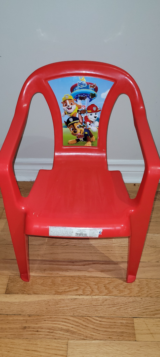 Paw Patrol Children's Plastic Chair