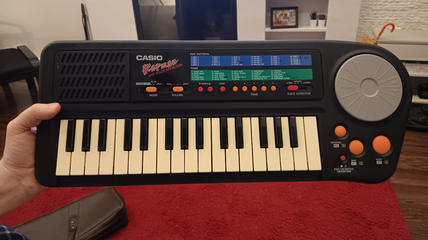 Casio Rapman Keyboard