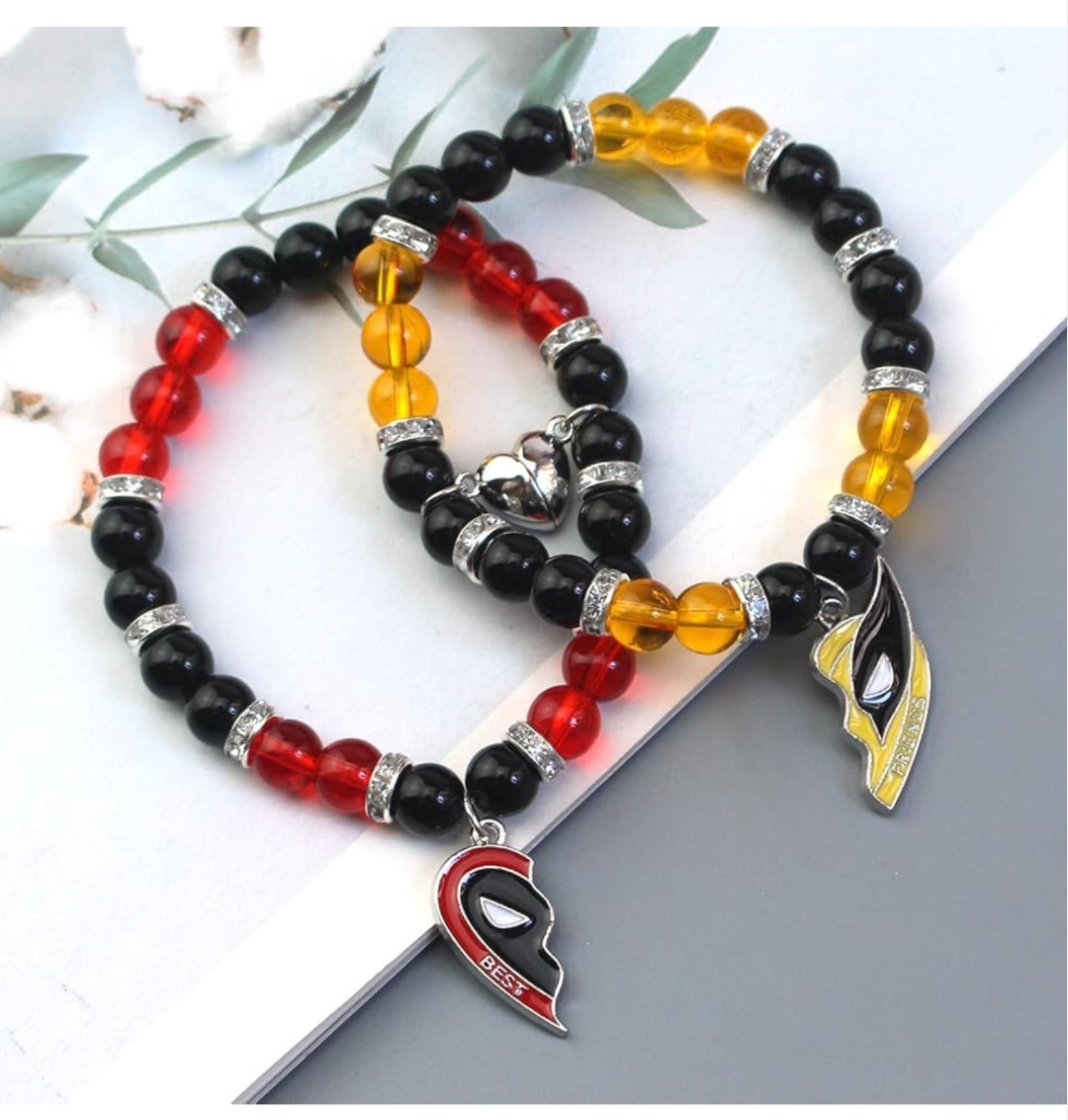 Deadpool & Wolverine Best Friend Necklaces & Bracelets Set - photo 4