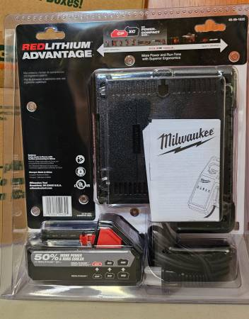 BNIB Milwaukee M18 RedLithium High Output Battery & Charger - photo 2