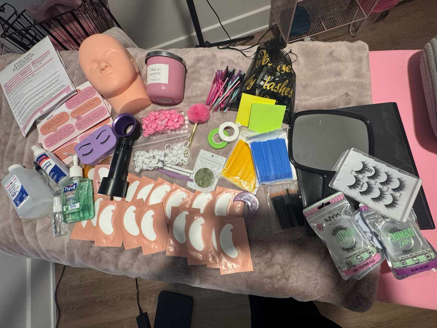 Eyelash Extension Kit & Supplies