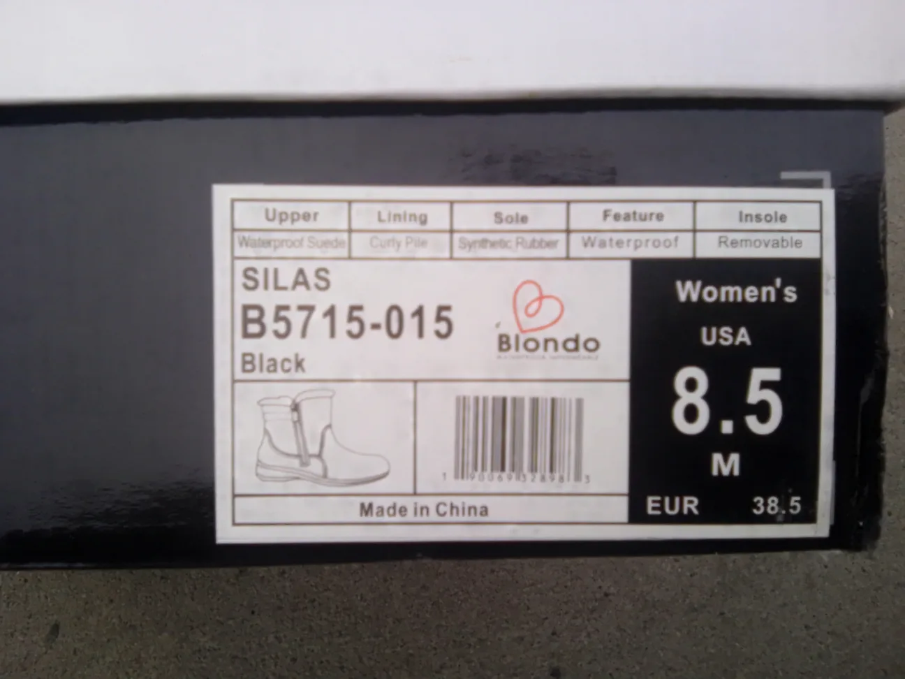 Blondo 8.5 Women's Black Suede Waterproof Boots 💚 image indicator(6)