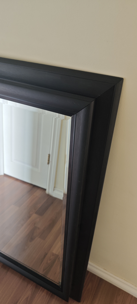 Large Black Framed Mirror - photo 3