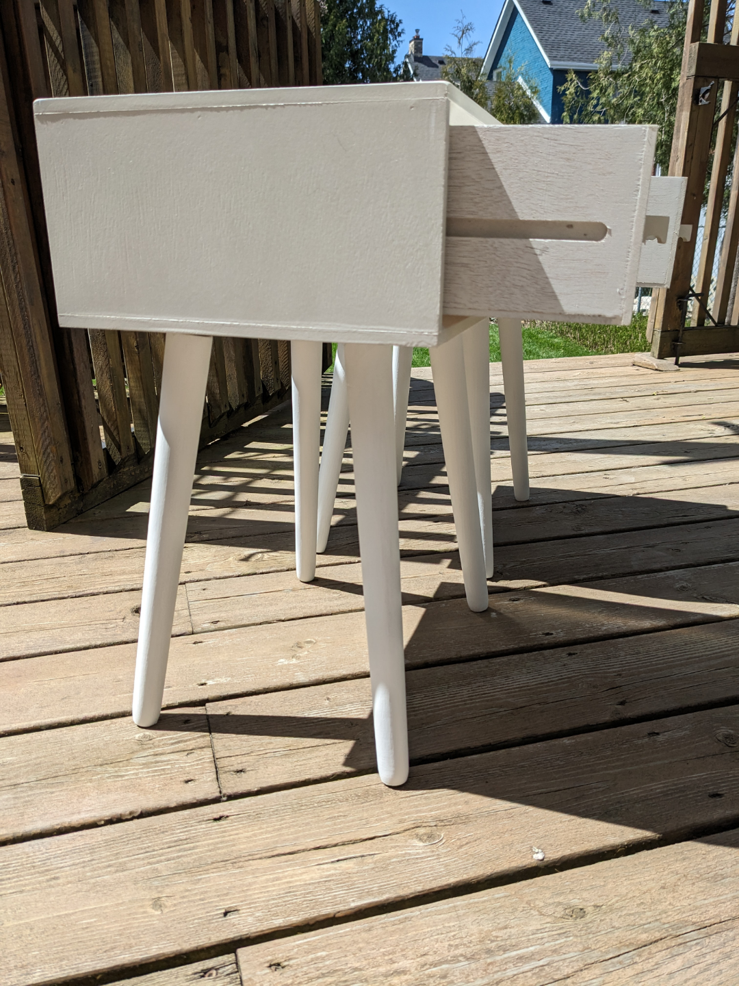 Pair of MCM Inspired Accent Tables / Nightstands - photo 5