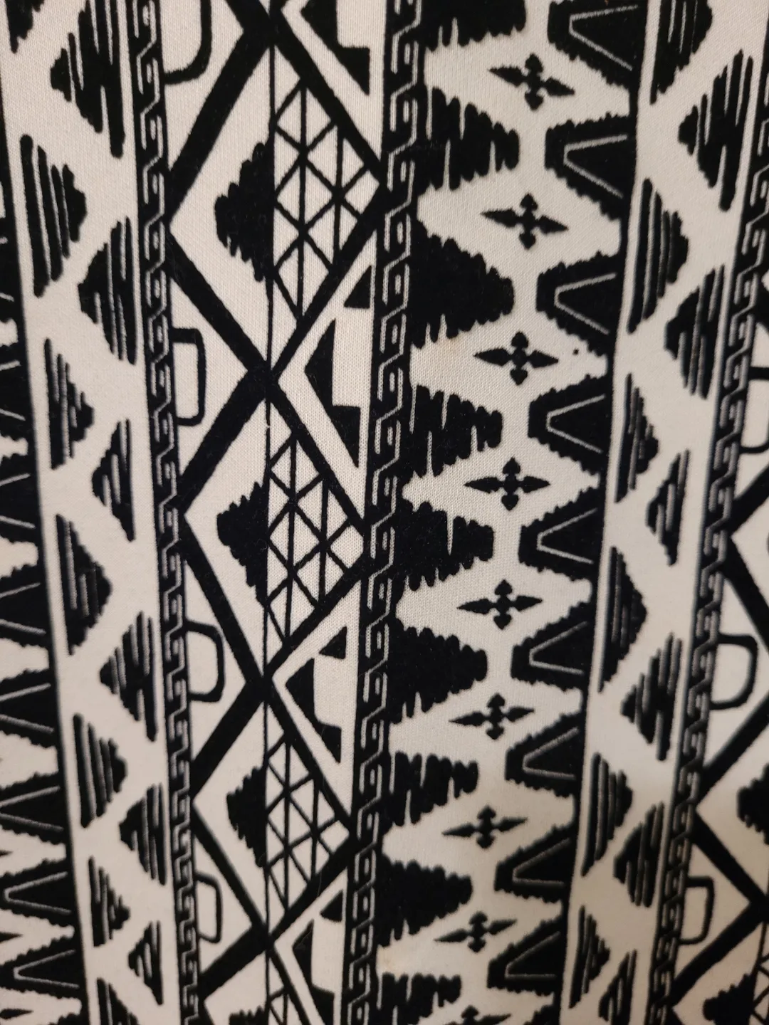 Black and White Geometric Print Mini Dress image indicator(3)