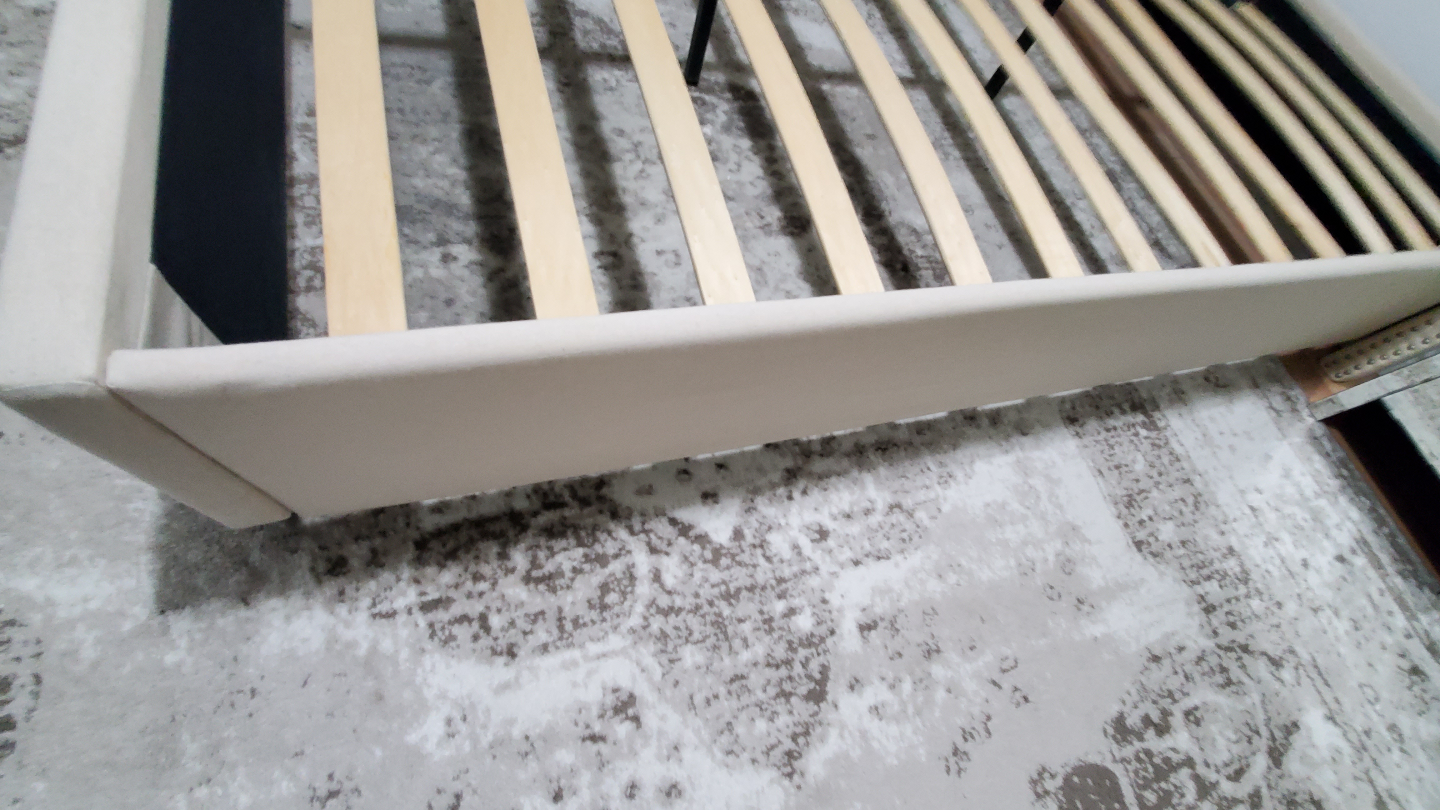 Queen Size Upholstered Bed Frame with Headboard - photo 2