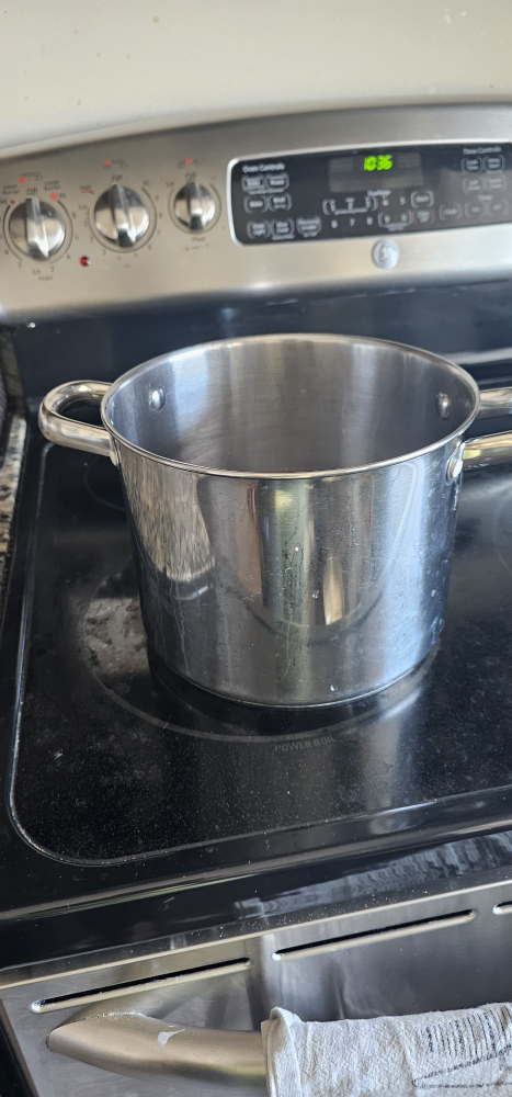 Stainless steel pot with glass lid and utensils Set - photo 2