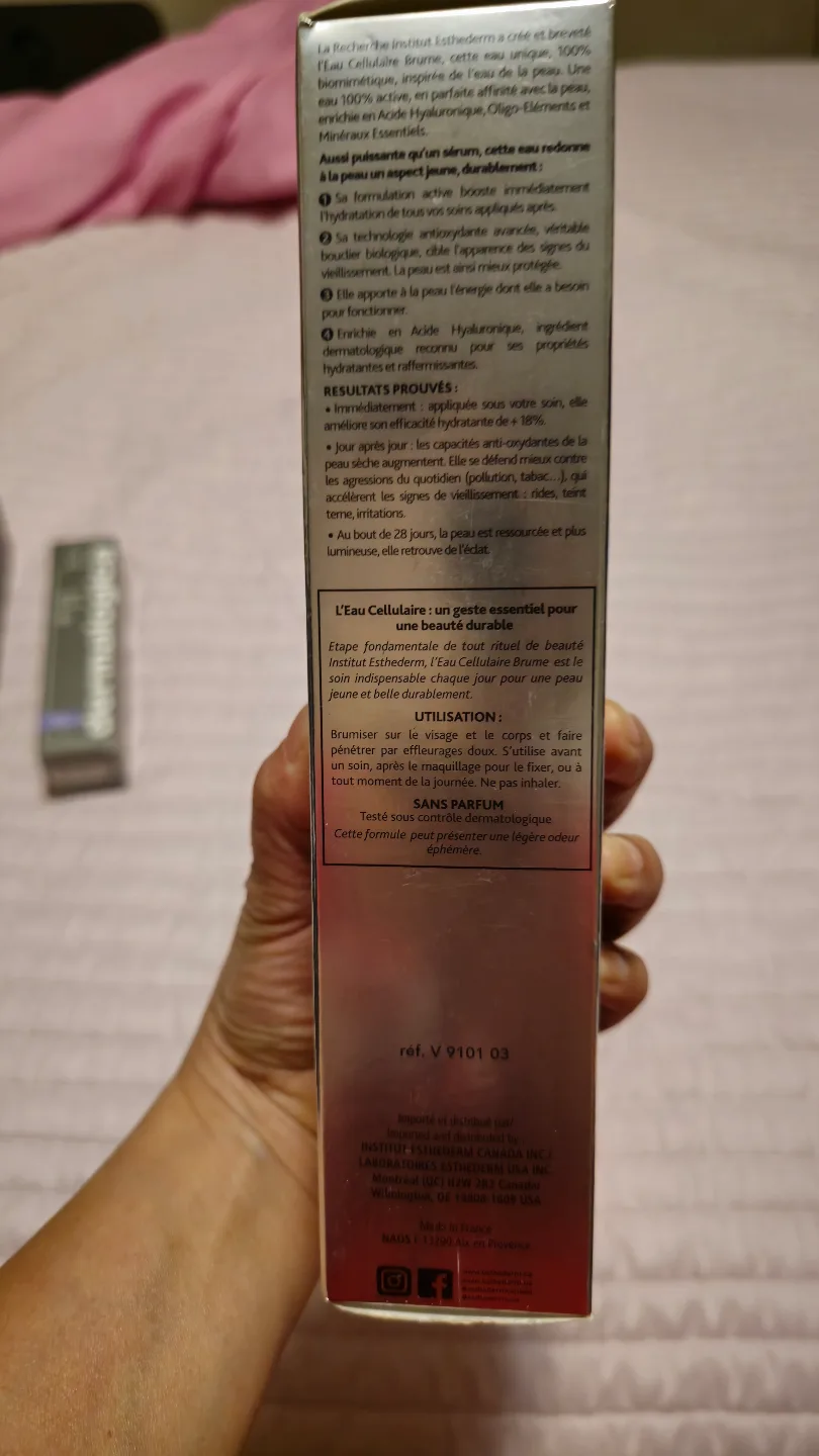 Institut Esthederm Eau Cellulaire Brume Hydratting Mist image indicator(2)