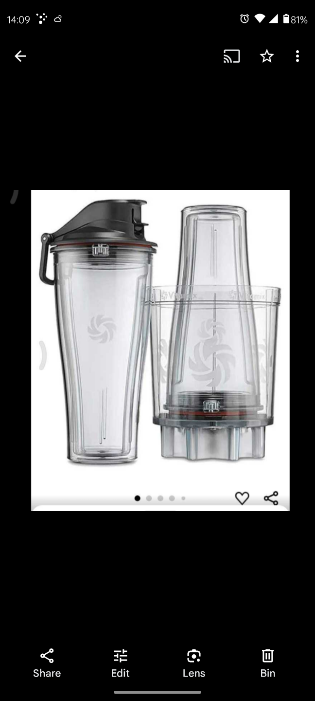 Vitamix Blender Cup and Lid