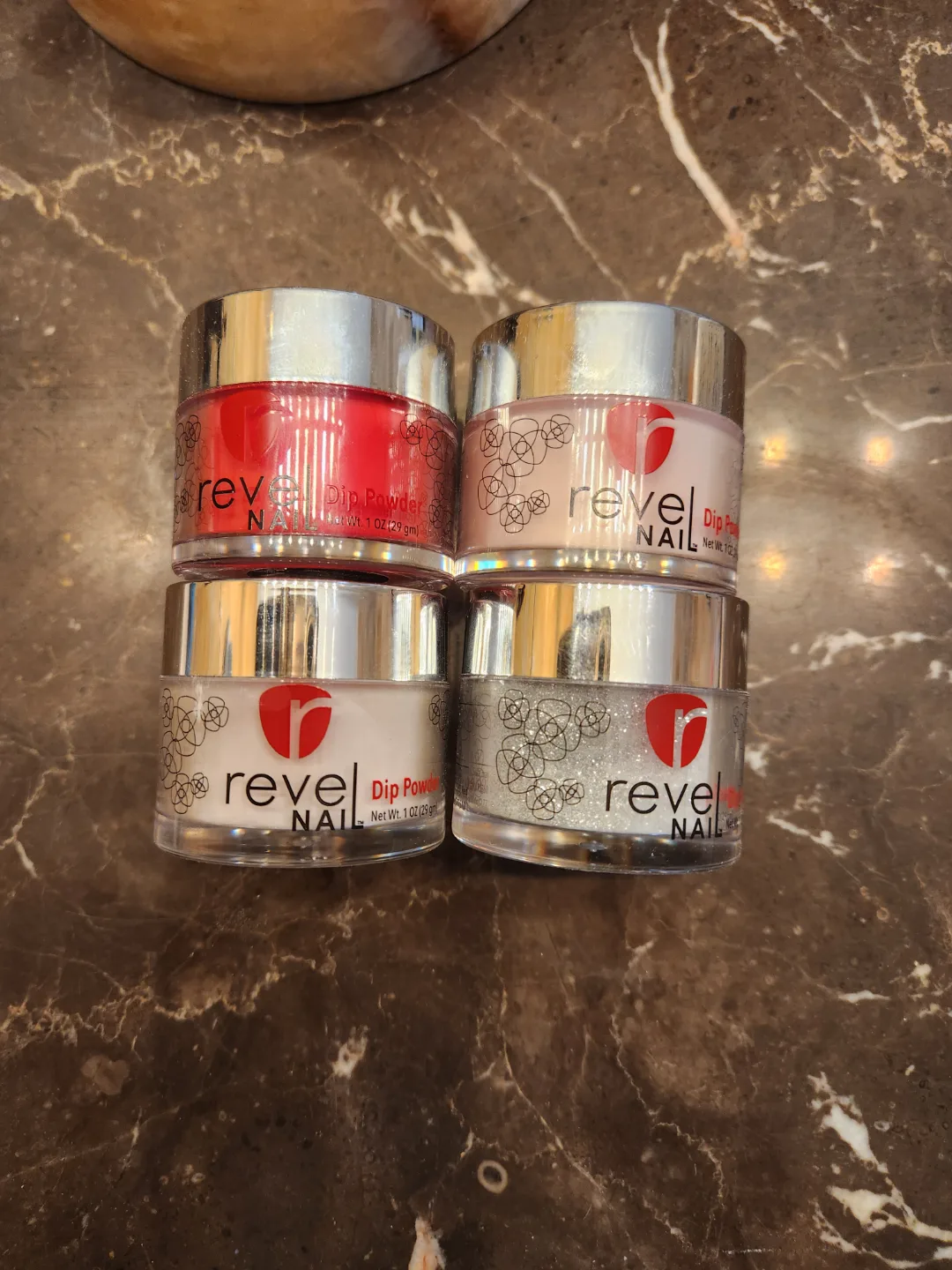 Four Revel Nail Dip Powder Jars image indicator(2)