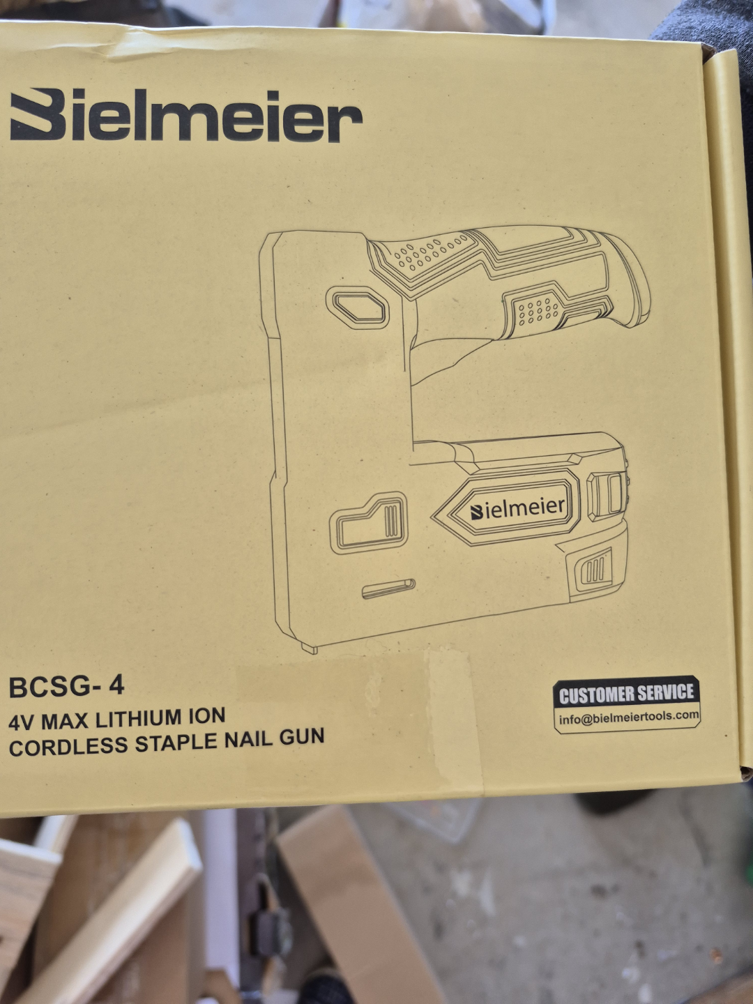 Bielmeier BCSG-4 4V Cordless Staple Nail Gun