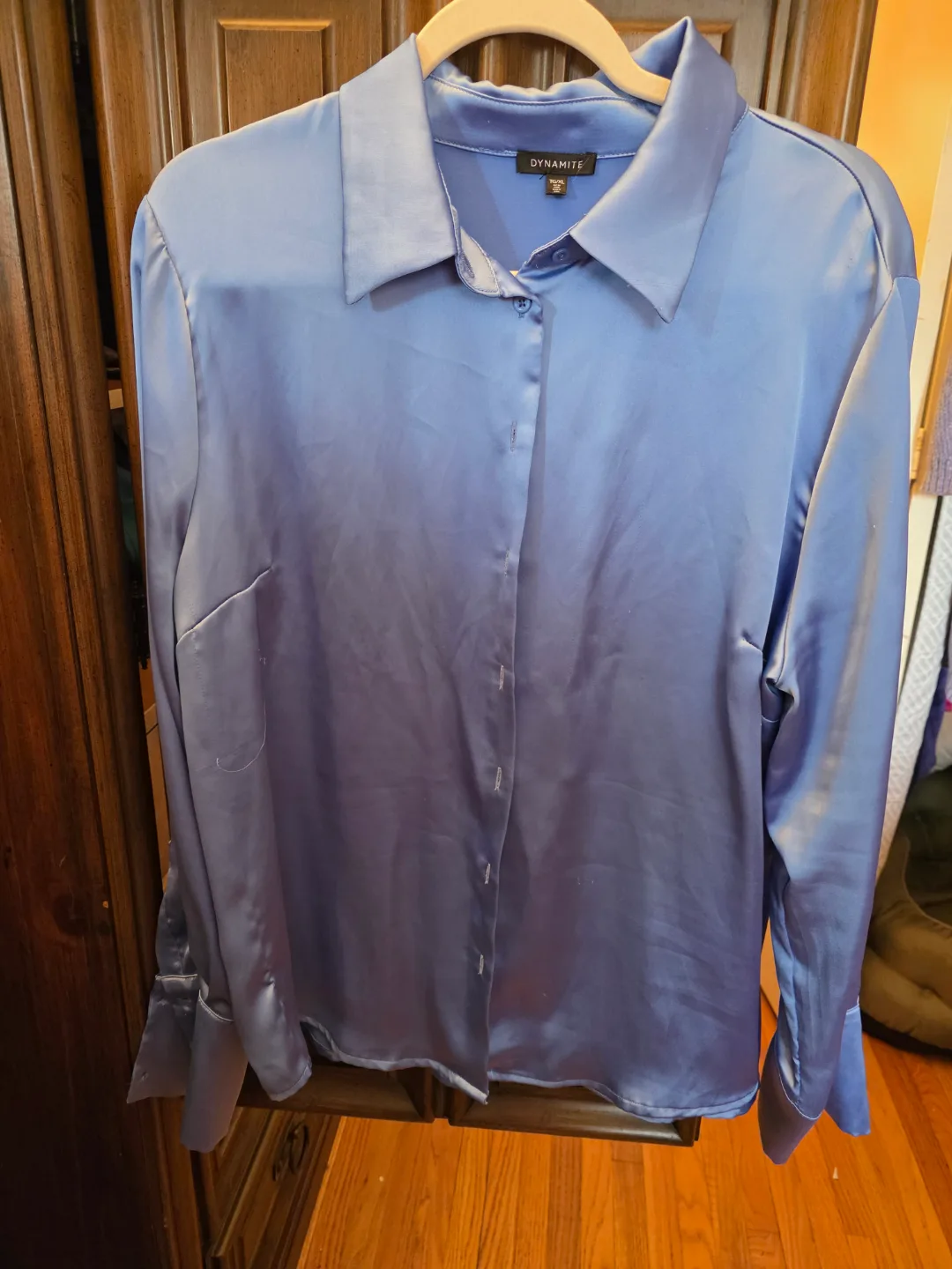 💚Dynamite Satin Blouse - Size TG/XL thumbnail