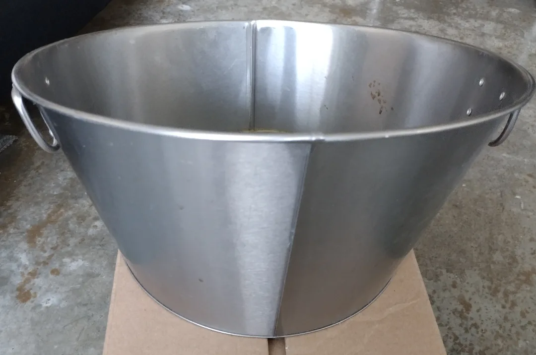Large Galvanized Steel Tub/Bowl with Handles 💚 image indicator(3)