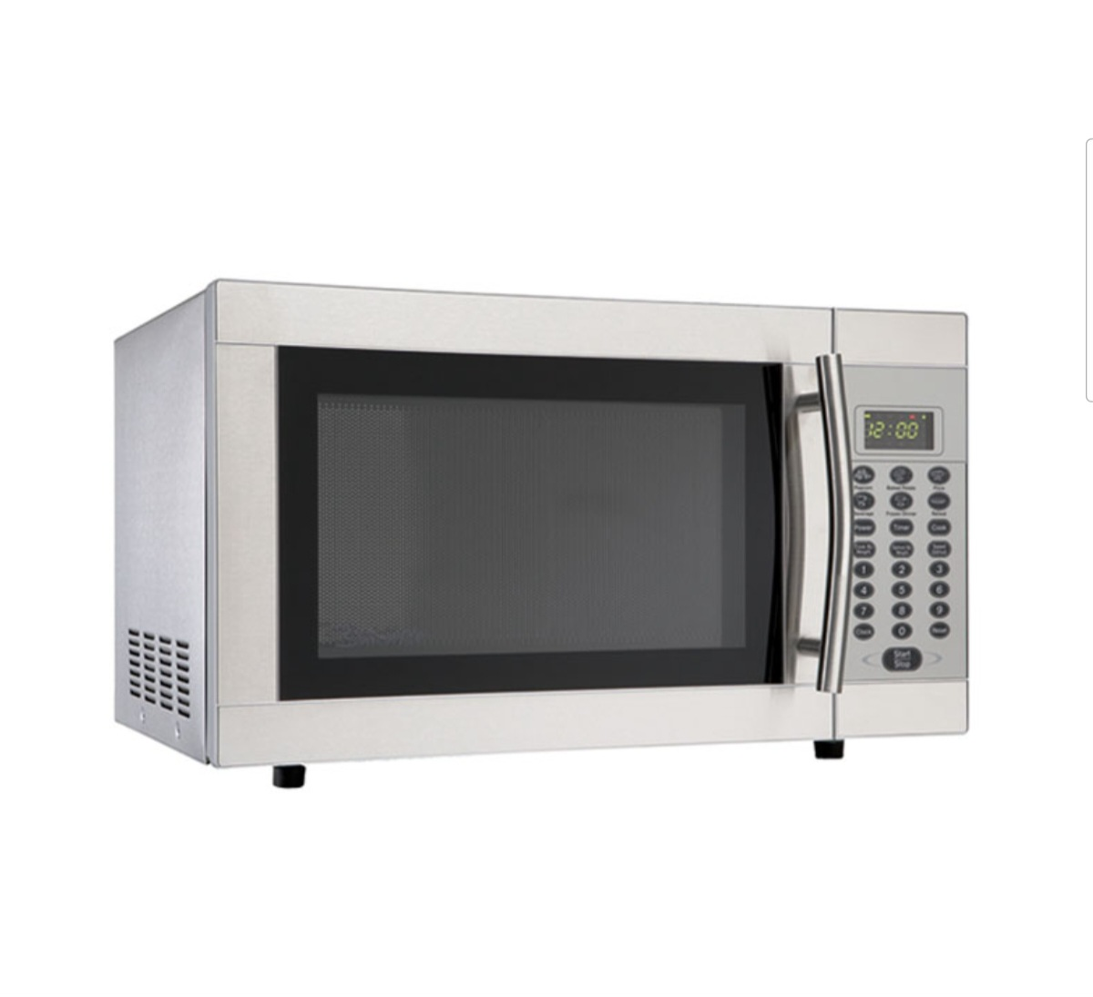 Silhouette Stainless Steel Microwave