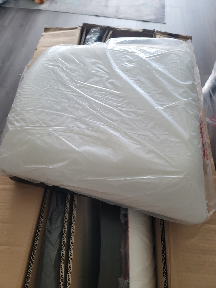 New Dining Chairs Set of 2 - White Faux Leather - photo 3